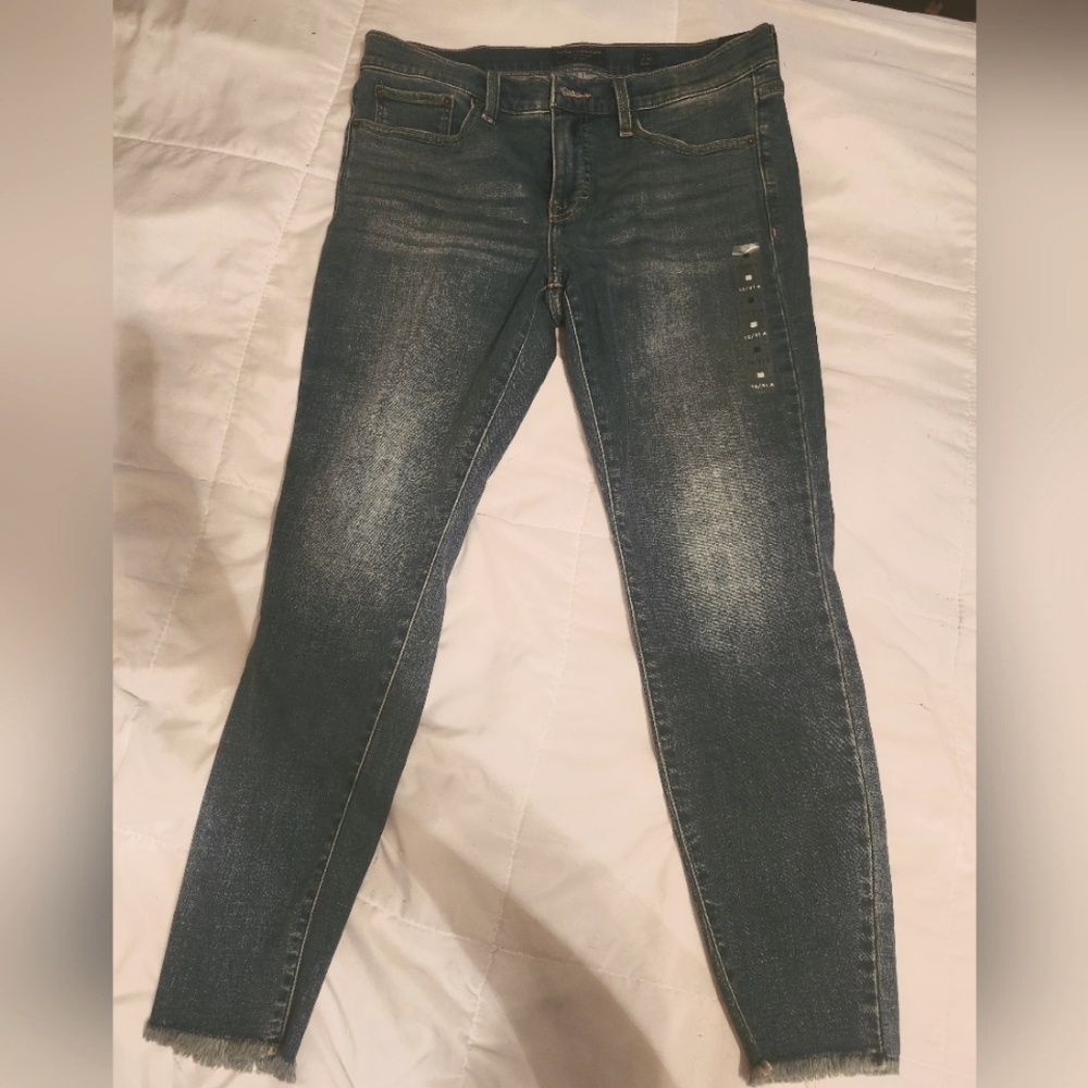 Lucky Mid-Rise Skinny Ankle Jeans Brand New 12/32